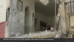 Hamas rockets still breaking through Israeli defences despite airstrikes News Clip