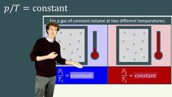Pressure and Temperature of a Gas at Fixed Volume: Understanding the Relationship and Solving Calculations Instructional Video
