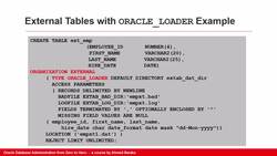 Oracle Database Administration from Zero to Hero - Using External Tables Instructional Video