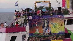 CLEAN : Nicaraguans celebrate La Purisima acuatica News Clip