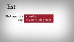 Macbeth 3.1 Word Nerd: List Instructional Video