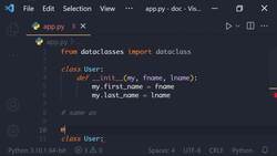 The Ultimate Guide to Python Programming With Python 3.10 - @dataclass Decorator Instructional Video