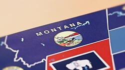 Montana from USA States Stock Footage
