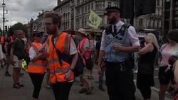 Just Stop Oil protesters march to Home Office News Clip