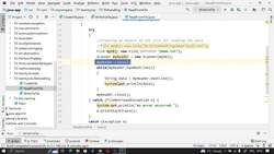 Java for Beginners with Hands-On Program and Capstone Project - Reading Data from File using Java and Printing in Java Instructional Video