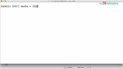 Java Programming for Complete Beginners - Java 16 - Step 12 - Adding and Removing Marks - Problem with Arrays Instructional Video