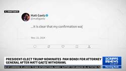 Trump nominates Pam Bondi to serve as US attorney general after Matt Gaetz withdraws News Clip