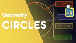 Circle Terminology - Radius Diameter Sector Segment Chord Arc Tangent Instructional Video