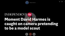 Moment David Harmes is caught on camera pretending to be a model scout Instructional Video