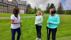 Pocono Mountains: Girls golf getaway at Skytop Lodge in the Poconos News Clip
