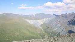 View from the top of the mountain. Stock Footage