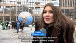 Activists hand over 540,000 strong petition on online child abuse to European Parliament News Clip