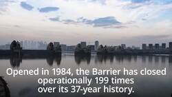 Thames Barrier closes for annual test ahead of 200th operational closure News Clip