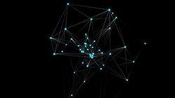 Abstract connection dots. Technology background. Network concept Stock Footage