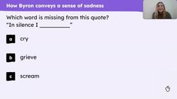 Analysing the poem ‘When We Two Parted’ by Lord Byron Instructional Video