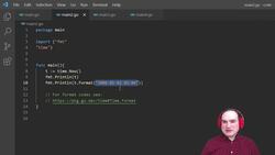 The basics of dates and times in Go Instructional Video