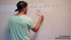 Finding 125% of a Number Example Problem Instructional Video