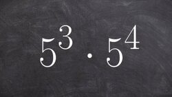 Applying the rules of exponents to simplify an expression with numbers Instructional Video