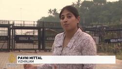 People in India's Kerala protest against port project News Clip