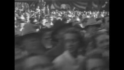 Pres. Franklin Roosevelt campaigns in Flint, MI News Clip