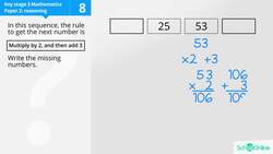 KS2 Primary Maths Age 13-17 - Ratio, Proportion and Algebra: Number Sequences - Explained Instructional Video