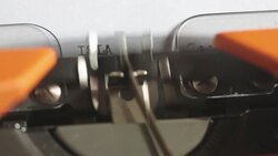 Close up footage of a person writing ISLAMOPHOBIA on an old typewriter, with sound Stock Footage