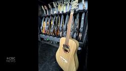 #TheMoment a N.S. woodworker made a custom guitar for Nickelback News Clip