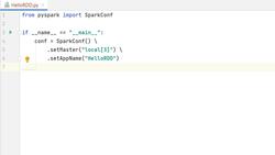 Spark Programming in Python for Beginners with Apache Spark 3 - Introduction to Spark RDD API Instructional Video