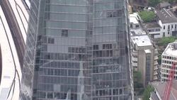 UK: Aerial views of The Shard Skyscraper in London News Clip