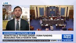 Senate fails to pass short-term government funding measures for a fourth time News Clip