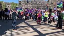 EIS-FELA President addresses college lecturers on strike News Clip