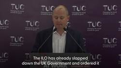 TUC to report Government to UN workers’ rights watchdog over new strikes law News Clip