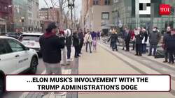 Global Protests Erupt Against Elon Musk Over Far-Right Ties In Europe | 'Go Back Tesla...' News Clip