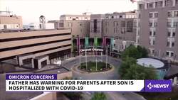 Father Warns Parents After Son Is Hospitalized With COVID-19 News Clip