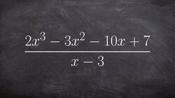 Why and how do we apply synthetic division Instructional Video
