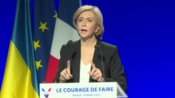 CLEAN : Pécresse attacks Zemmour and Le Pen over their pro-Putin remarks News Clip