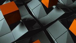 Many rising and turning cubes with shadows, computer generated modern abstract background Stock Footage