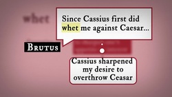 Julius Caesar 2.1 Word Nerd: Whet Instructional Video