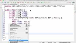 Master Java Web Services and REST API with Spring Boot- Step 24 - Implementing Static Filtering for RESTful Service Instructional Video