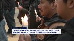 Family, colleagues of worker killed in Jersey City construction site fall call for change News Clip