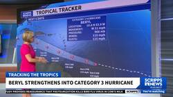 Hurricane Beryl continues to strengthen News Clip