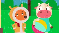 Rain Rain Go Away ☔🌦️ Rain Song for Preschoolers | Lingokids Instructional Video