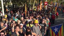 Huge rally in Barcelona in support of separatists Instructional Video