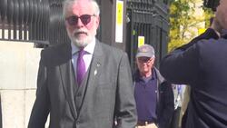 Gerry Adams arrives at court as libel case against the BBC continues News Clip