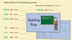 Adding Suffixes to Words Ending in 'Y' | Spelling Instructional Video