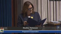 Former Manitoba premier Heather Stefanson announces resignation as MLA News Clip