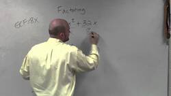 Learn how to rewrite an expression by factoring out the GCF Instructional Video