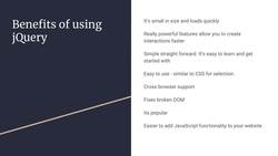 HTML CSS and JavaScript for Beginners - A Web Design Course - Why jQuery and What is it Instructional Video
