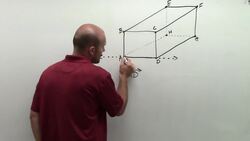 Given a line segment name the two planes that intersect Instructional Video