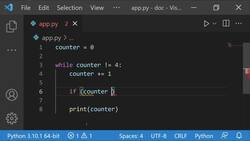 The Ultimate Guide to Python Programming With Python 3.10 - The CONTINUE Keyword Instructional Video